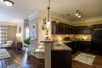 Kitchen view at Grand Villas at Cinco Ranch, Katy, 77494